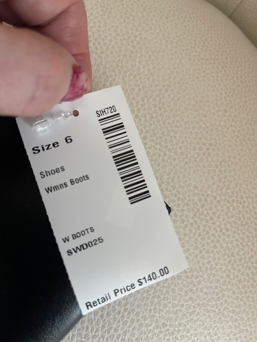 Anne Klein Black Mid-Calf Block Heel Boots with Ankle Strap - Picture 15 of 15